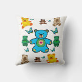 Coussin Jeter Ours Teddy (Verso)