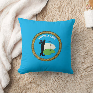 Coussin Jeter Pillow Golf - Ajouter un nom - Golfer