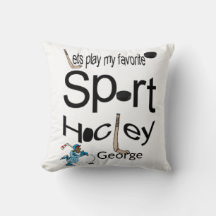 Coussin Jeter Pillow Hockey Sports