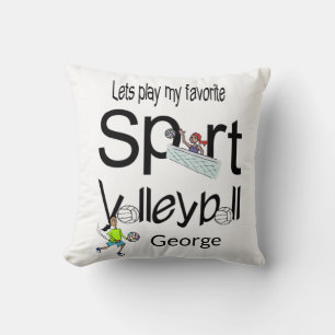 Coussin Jeter Pillow Volleyball Sports
