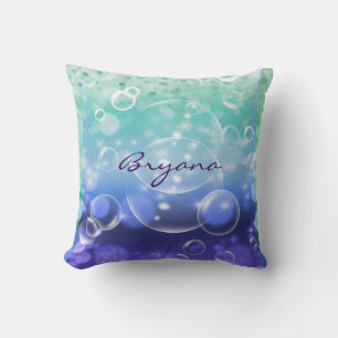 Coussin Jeter sous la mer tropicale océan sirène glamour