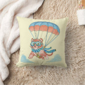 Coussin Jetez le tigre de parachute d'oreiller (Couverture)