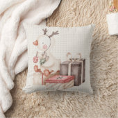 Coussin Jetez l'oreiller avec le canard de Noël (Couverture)