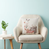 Coussin Jetez l'oreiller avec le canard de Noël (Chaise)