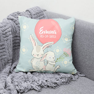 Coussin Jetez l'oreiller avec le nom Nursery décoration fi