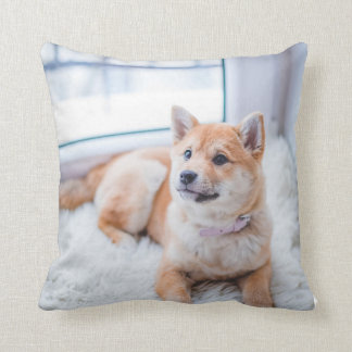 Coussin Jetez l'oreiller, lancez l'oreiller 16" x 16"