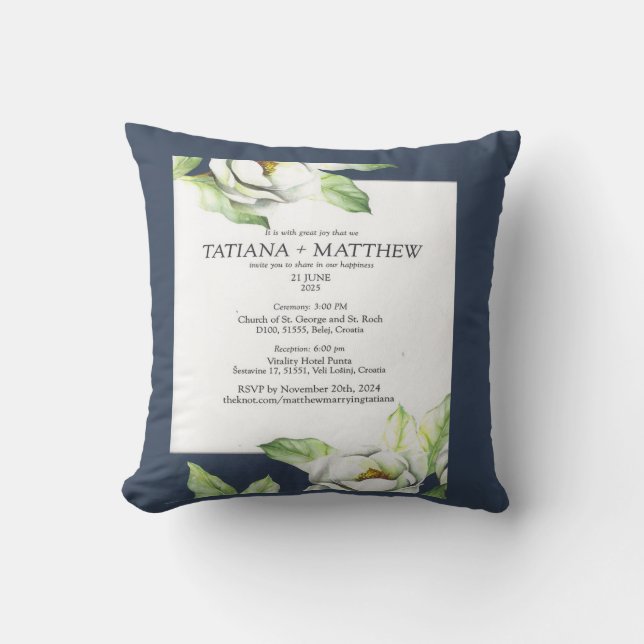 Coussin Jetez l'oreiller, lancez l'oreiller 16" x 16" (Recto)