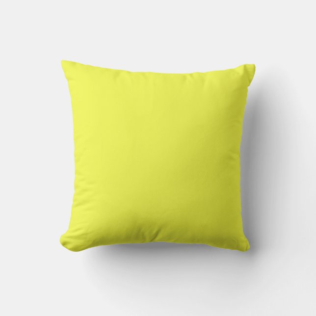 Coussin Jetez l'oreiller, lancez l'oreiller 16" x 16", Jau (Recto)