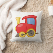 Coussin Jetez l'oreiller/le train de jouets (Couverture)