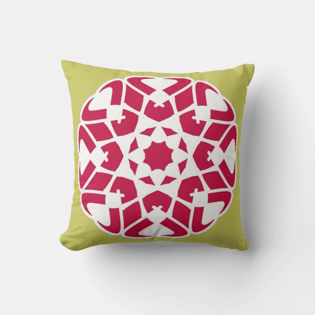 Coussin Jetez l'oreiller, un design d'impression en tissu  (Recto)