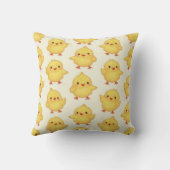 Coussin jeton jaune mignon (Verso)