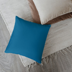 Coussin Jetsetter bleu moderne du milieu du siècle