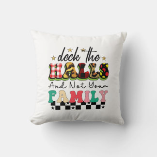 Coussin Jeu De Cadeaux Les Halls Et Pas Votre Famille