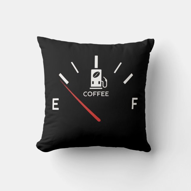 Coussin Jeu de café Jeu d'oreiller - Carburant amusant pou (Recto)