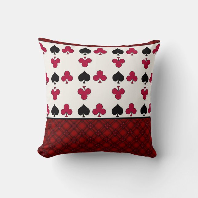 Coussin Jeu de carte de poker (Recto)