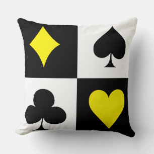 Coussin Jeu de cartes