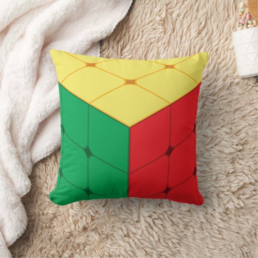 Coussin Jeu de casse-tête Cube (Couverture)