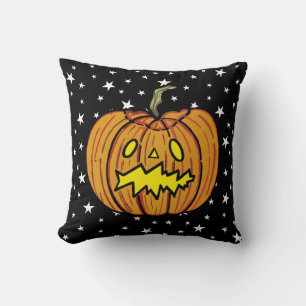 Coussin Jeu de Citrouille d'Halloween personnalisé