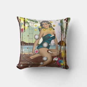 Coussin Jeu de flipper vintage