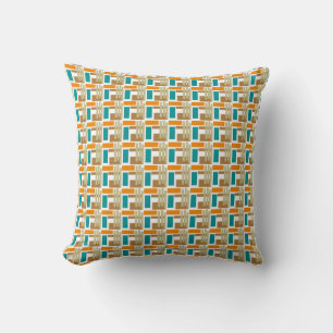 Coussin Jeu de grille géométrique
