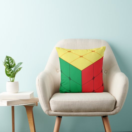Coussin Jeu de puzzle de cube (Chaise)