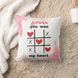 Coussin Jeu de puzzle I Tu as gagné mon cœur