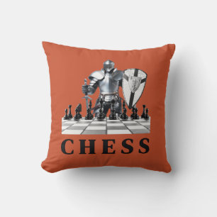 Coussin Jeu D'Échecs, Stratégique, Penser À L'Avance, Matt