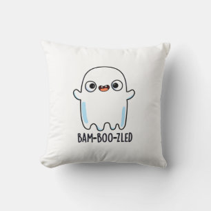 Coussin Jeu d'Halloween amusant et confus de Bam-boo-zled