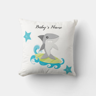 Coussin Jeu d'oreiller bébé requin décoration de pépinière