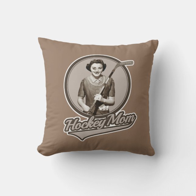 Coussin Jeu d'oreiller de maman de hockey (Recto)