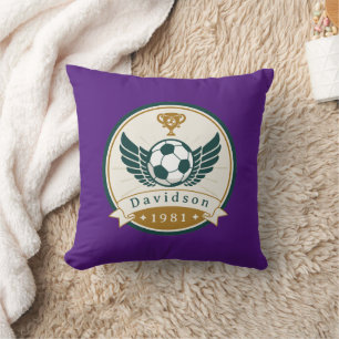 Coussin Jeu d'oreiller - Football - Personnalisé - Ajouter