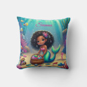 Coussin Jeu d'oreiller Jeteur Noir/Mixte (Recto)