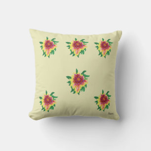 Coussin Jeu d'oreiller : Septembre Perenniel Flower
