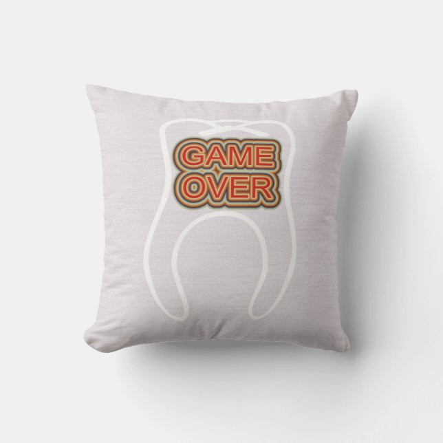Coussin Jeu drôle terminé (Recto)