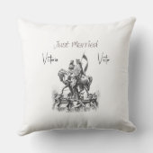 Coussin Jeune couple de la Renaissance sur un cheval (Verso)