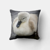 Coussin Jeune cygne du cygne | de bébé (Verso)