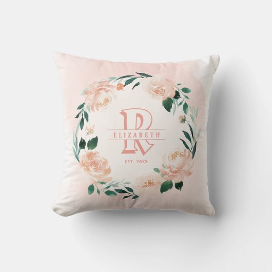 Coussin Jeune fille à naître, garde-bébé personnalisée, mo (Recto)