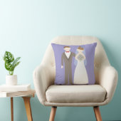 Coussin Jeune marié et jeune mariée (Chaise)