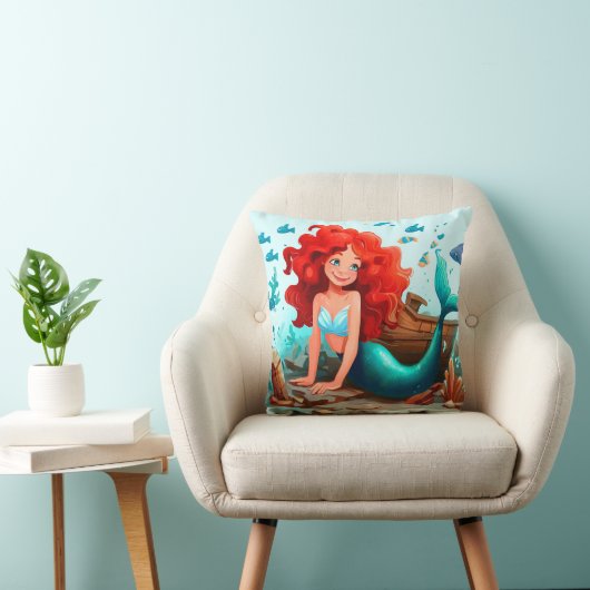 Coussin Jeune sirène (Chaise)