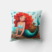 Coussin Jeune sirène (Verso)