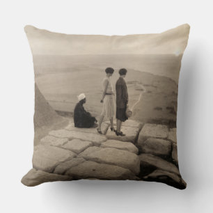 Coussin Jeunes filles au sommet de la pyramide de Khéops e