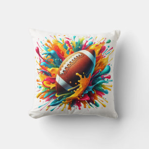 Coussin Jeux de balle de sport de couleur moderne éclabous
