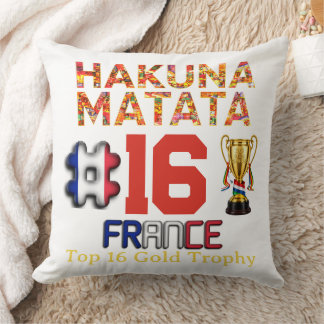 Coussin JEUX MONDIAUX FRANCE 2026 : Hakuna Matata | Top 16
