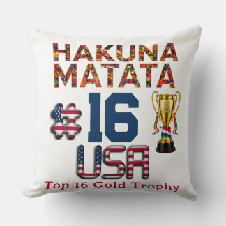 Coussin Jeux mondiaux USA 2026 : Hakuna Matata | Top 16 Ed