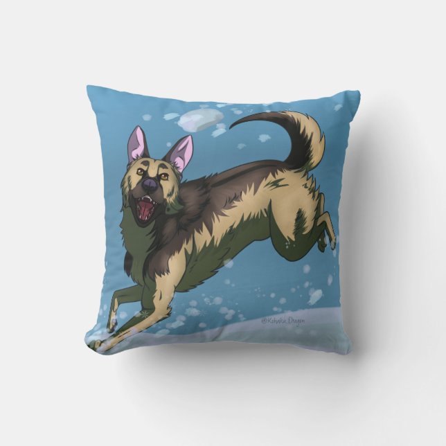 Coussin Jeux neige (Recto)