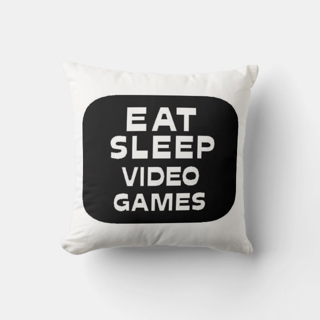 Coussin Jeux Vidéo de veille (Recto)