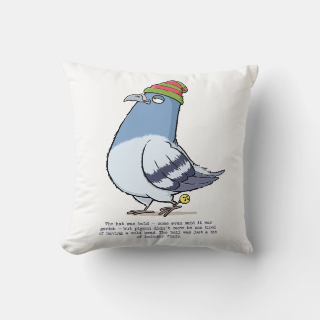 Coussin Jingle Pigeon (Recto)