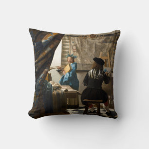 Coussin Johannes Vermeer - L'Allégorie de la Peinture