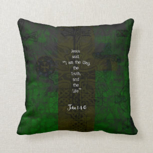 Coussin John 14:6 Verse de la Bible Citation de chemin ins