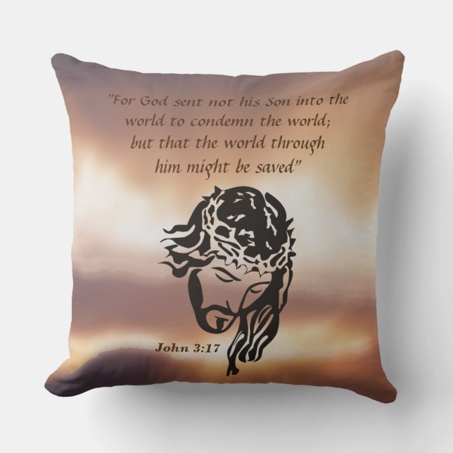 Coussin John 3:17 (Recto)